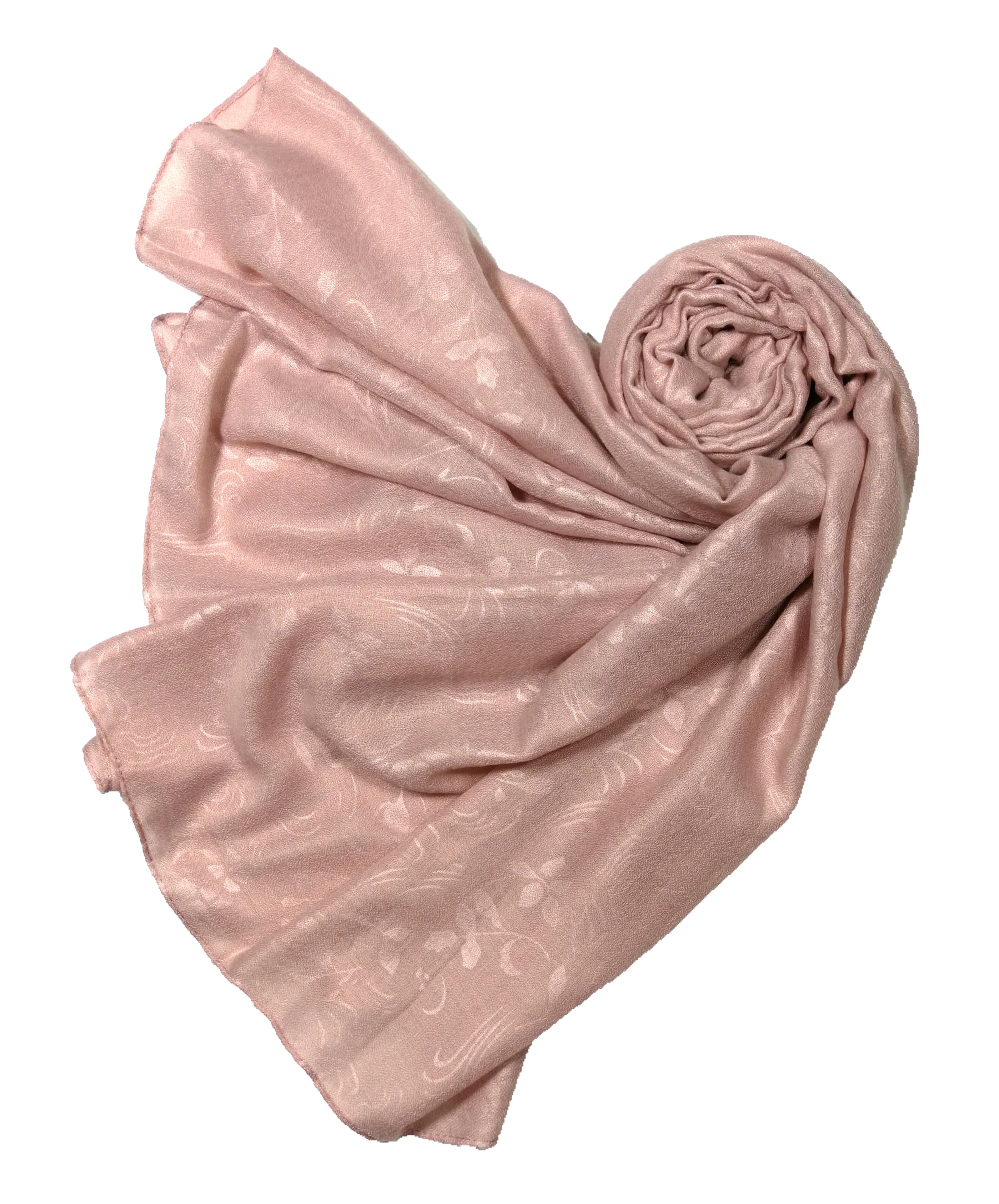 Shanlin Floral Pattern Solid Color Long Scarves for Women
