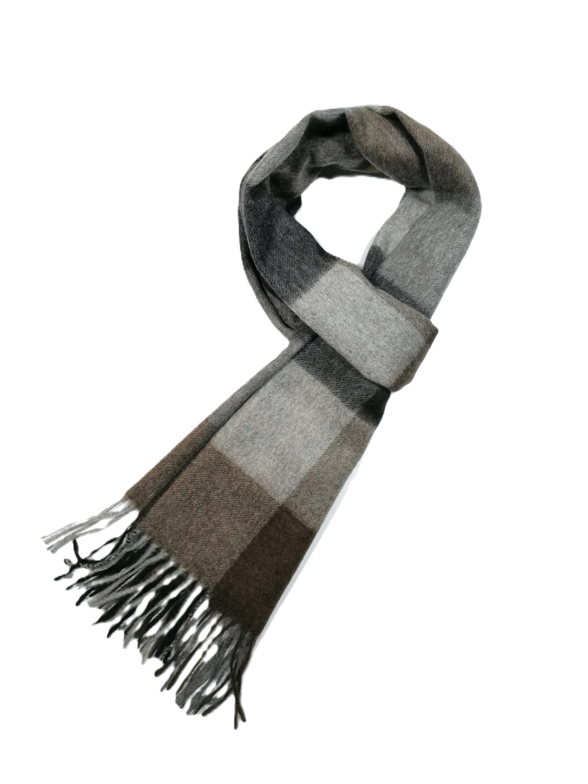 Shanlin 100% Cashmere Ultra Soft Solid & Plaid Scarf for Men & Women with Gift Box