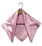 Shanlin Solid Color Silk Feel Satin Square Scarf Bandanas (23.5"X23.5")