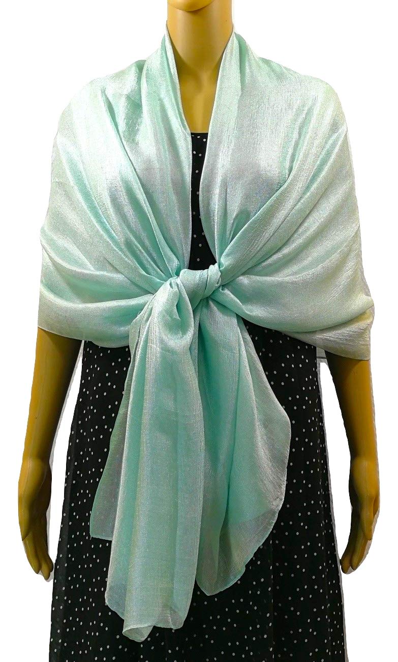 Shanlin Solid Color Silk Feel Long Scarves