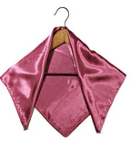 Shanlin Solid Color Silk Feel Satin Square Scarf Bandanas (23.5"X23.5")