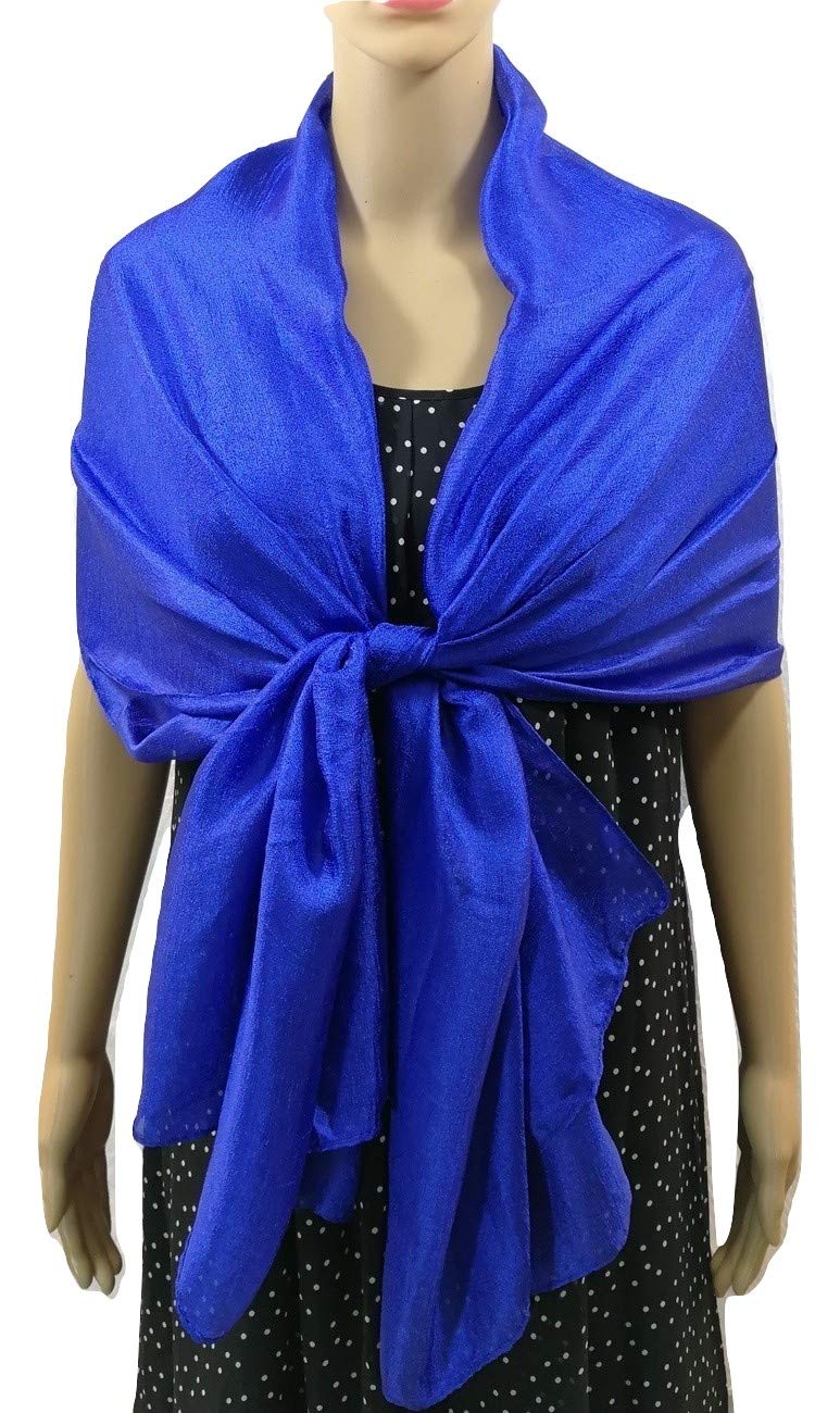 Shanlin Solid Color Silk Feel Long Scarves