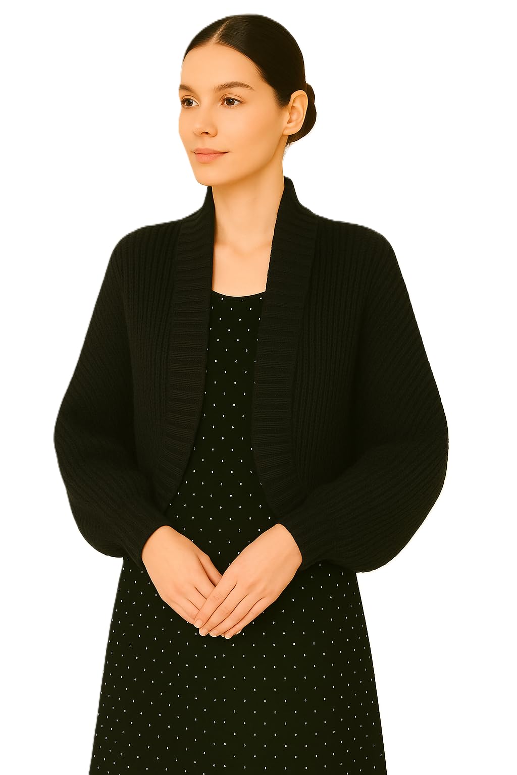 Shanlin Acrylic Cocoon Cardigan Shrug Sweater Shawl
