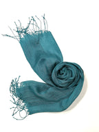 Shanlin Unisex 100% Linen Scarves for Men and Women (71"x22") Solid Color