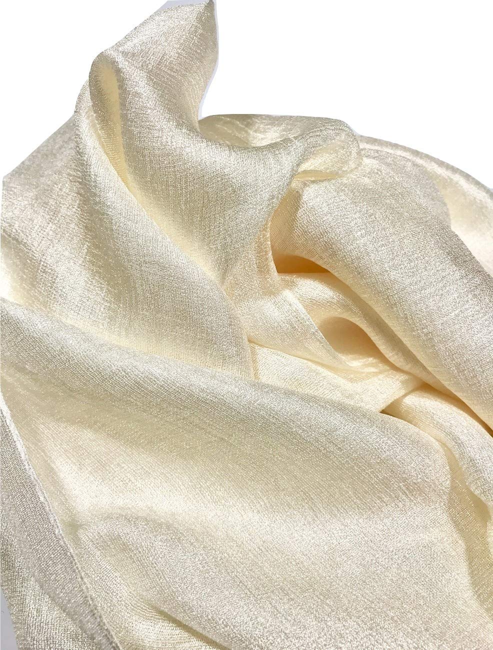 Shanlin Solid Color Silk Feel Long Scarves