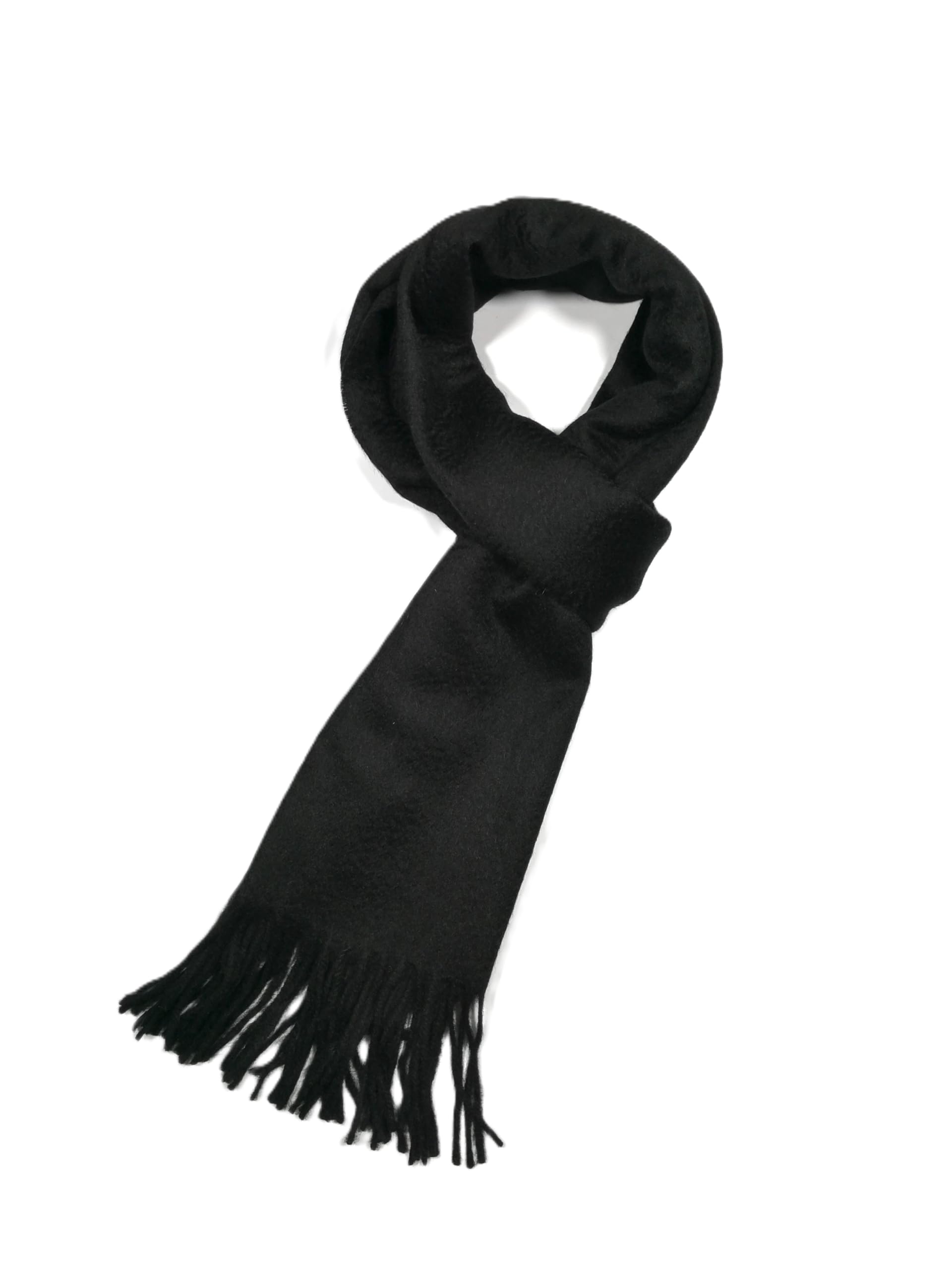 Shanlin 100% Cashmere Ultra Soft Solid & Plaid Scarf for Men & Women with Gift Box