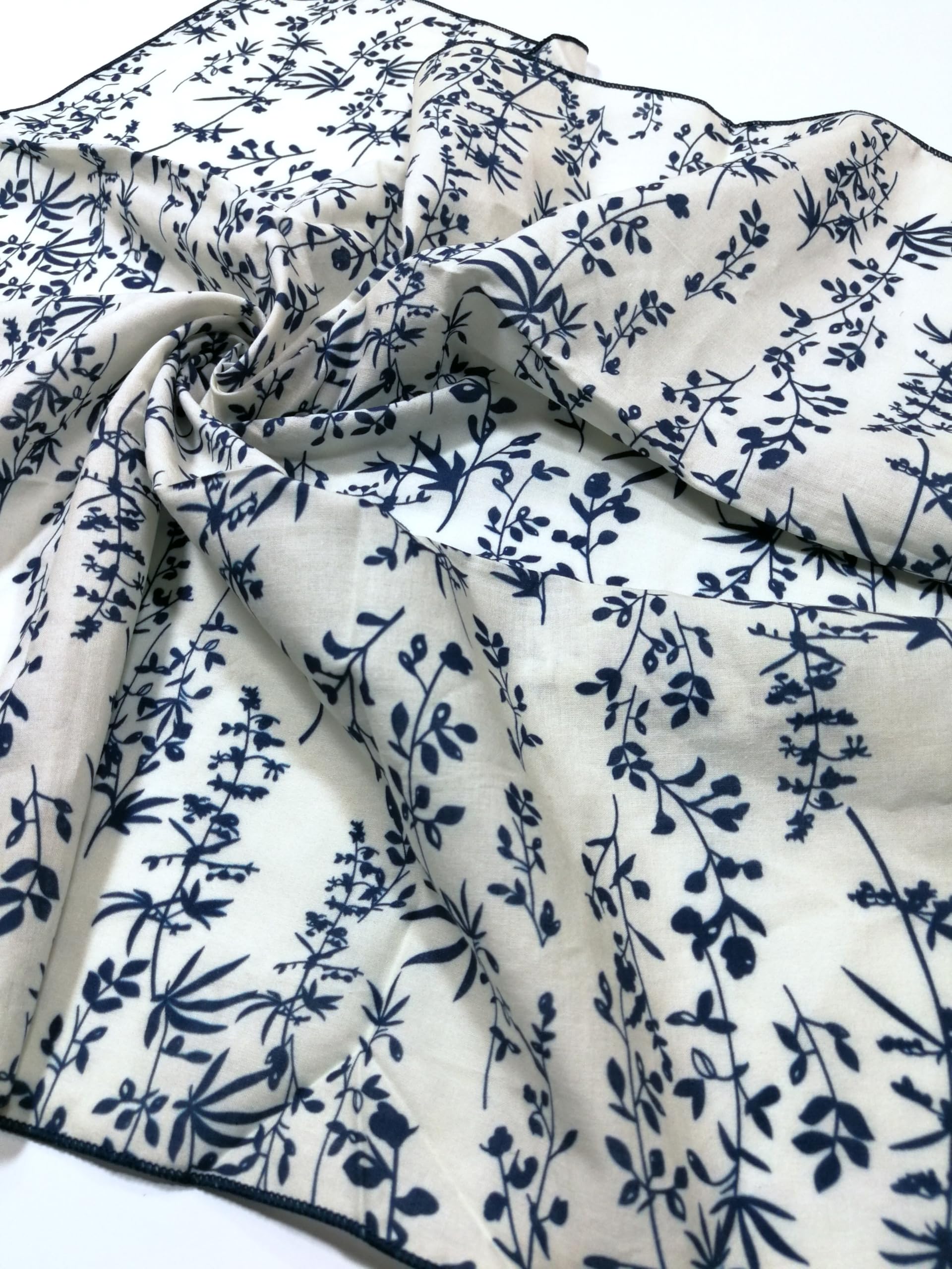 Shanlin Unisex Floral Cotton Square Scarf Bandanas 22x22 inch