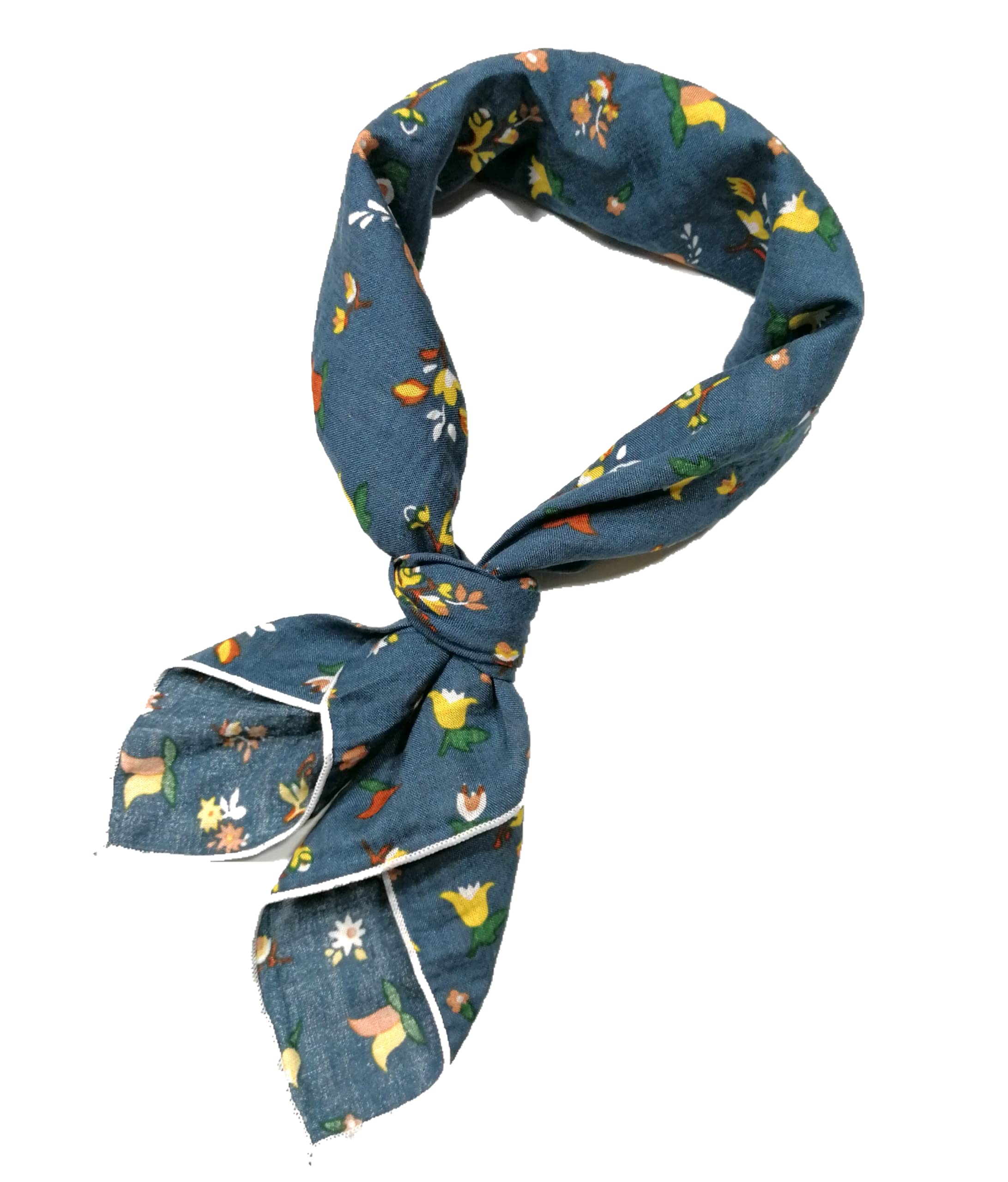 Shanlin Unisex Floral Cotton Bandanas 22x22 inch