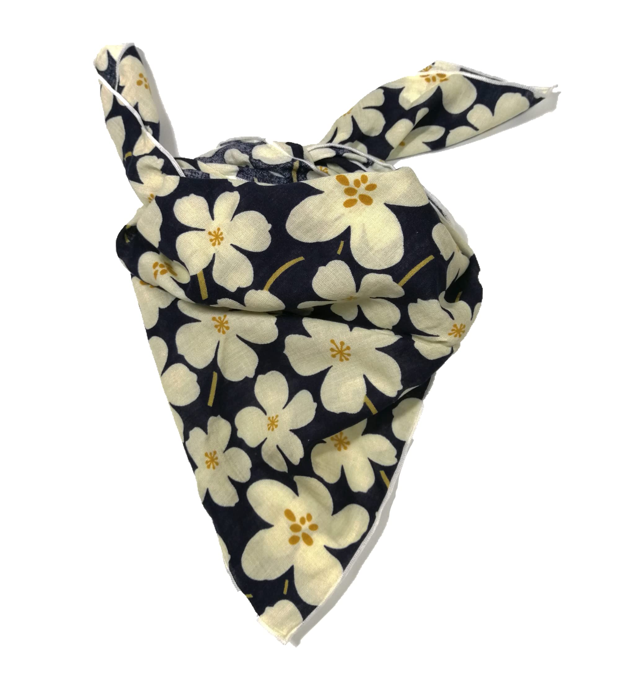 Shanlin Unisex Floral Cotton Bandanas 22x22 inch