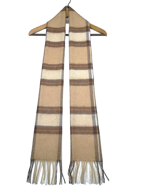 Shanlin 100% Cashmere Ultra Soft Solid & Plaid Scarf for Men & Women with Gift Box