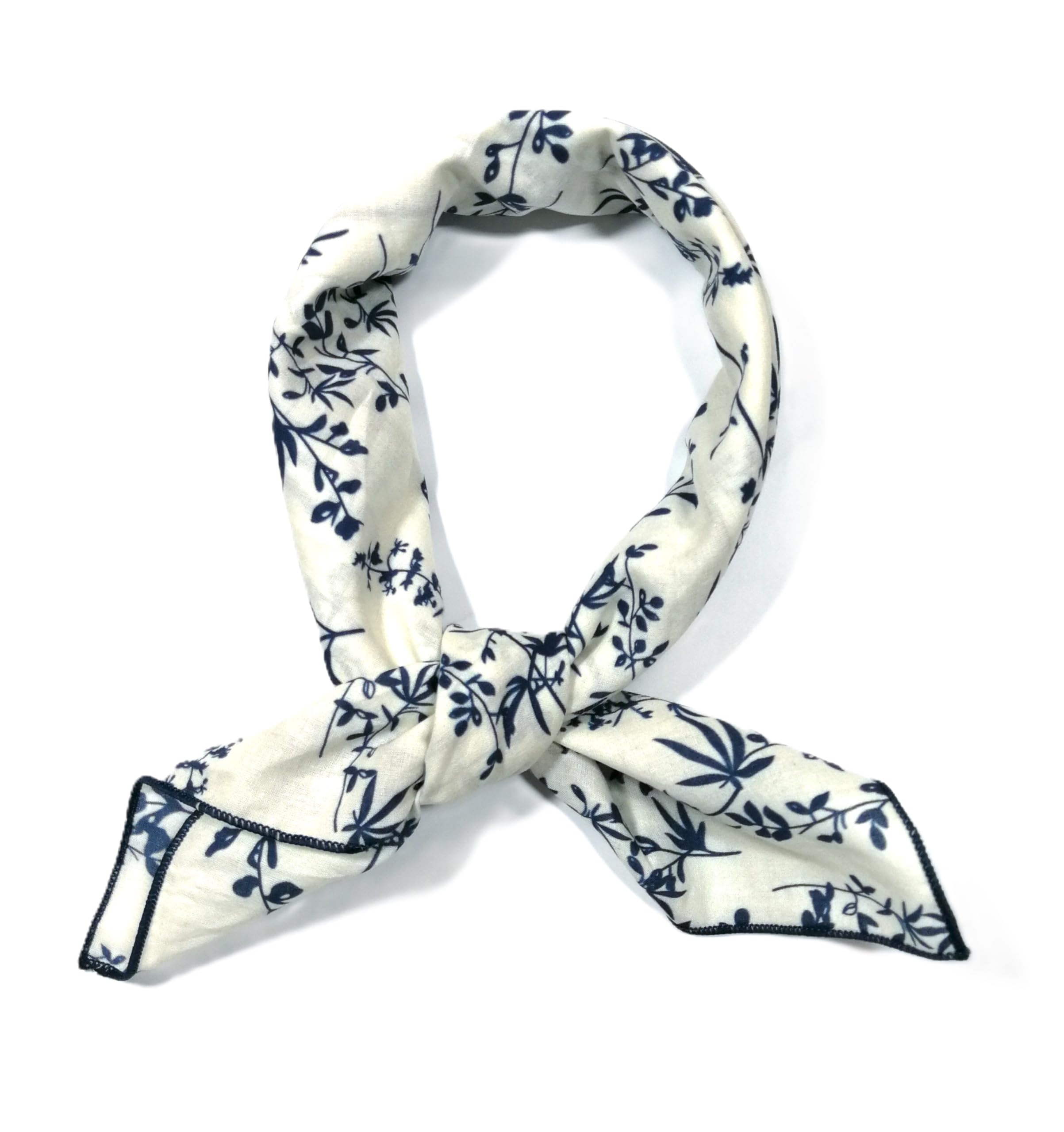 Shanlin Unisex Floral Cotton Square Scarf Bandanas 22x22 inch
