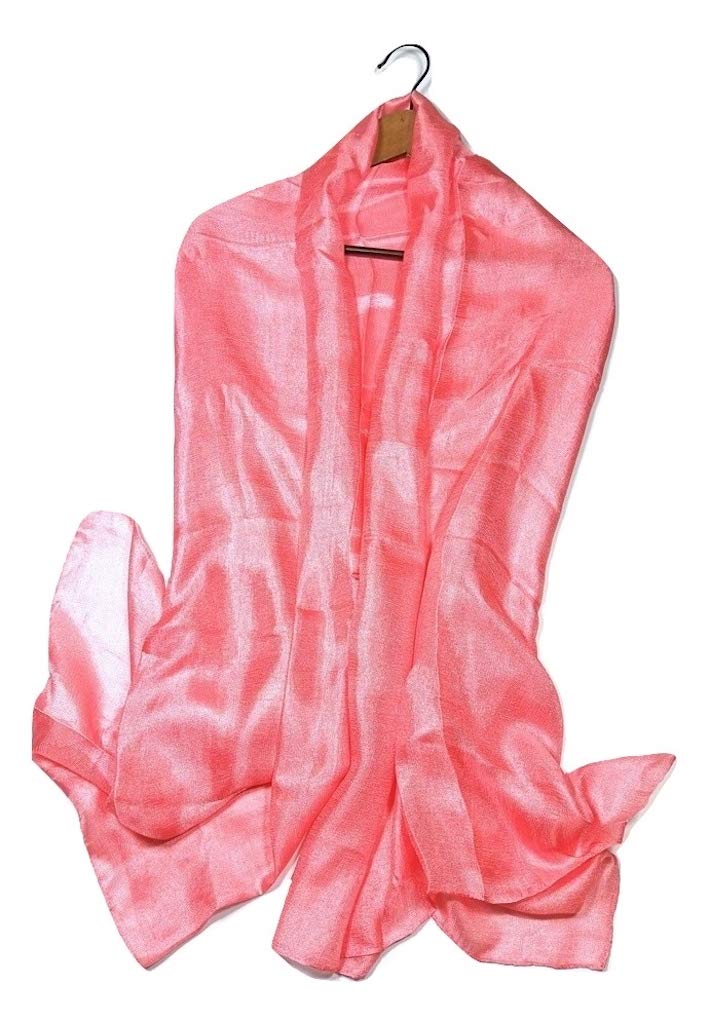 Shanlin Solid Color Silk Feel Long Scarves