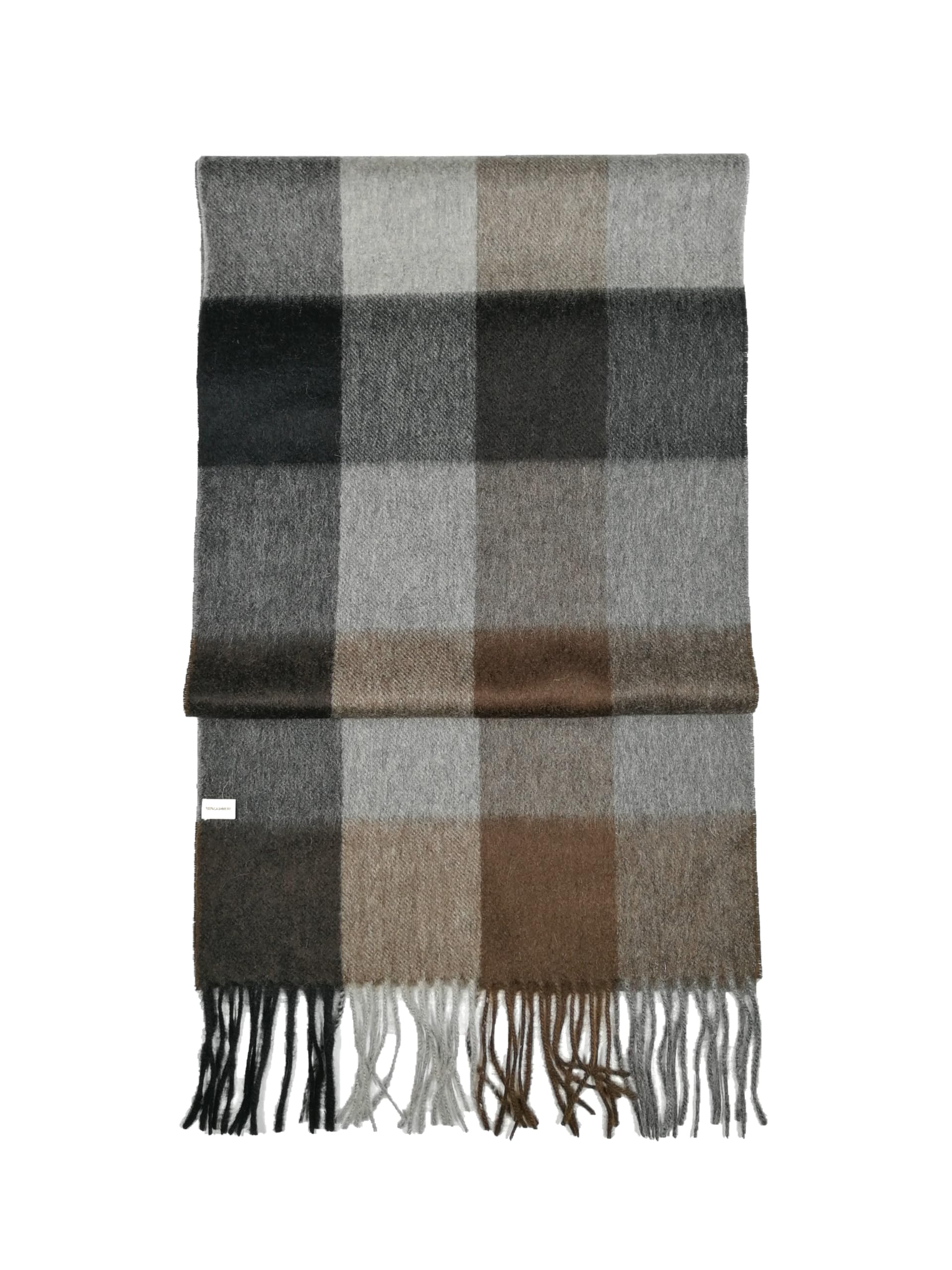 Shanlin 100% Cashmere Ultra Soft Solid & Plaid Scarf for Men & Women with Gift Box