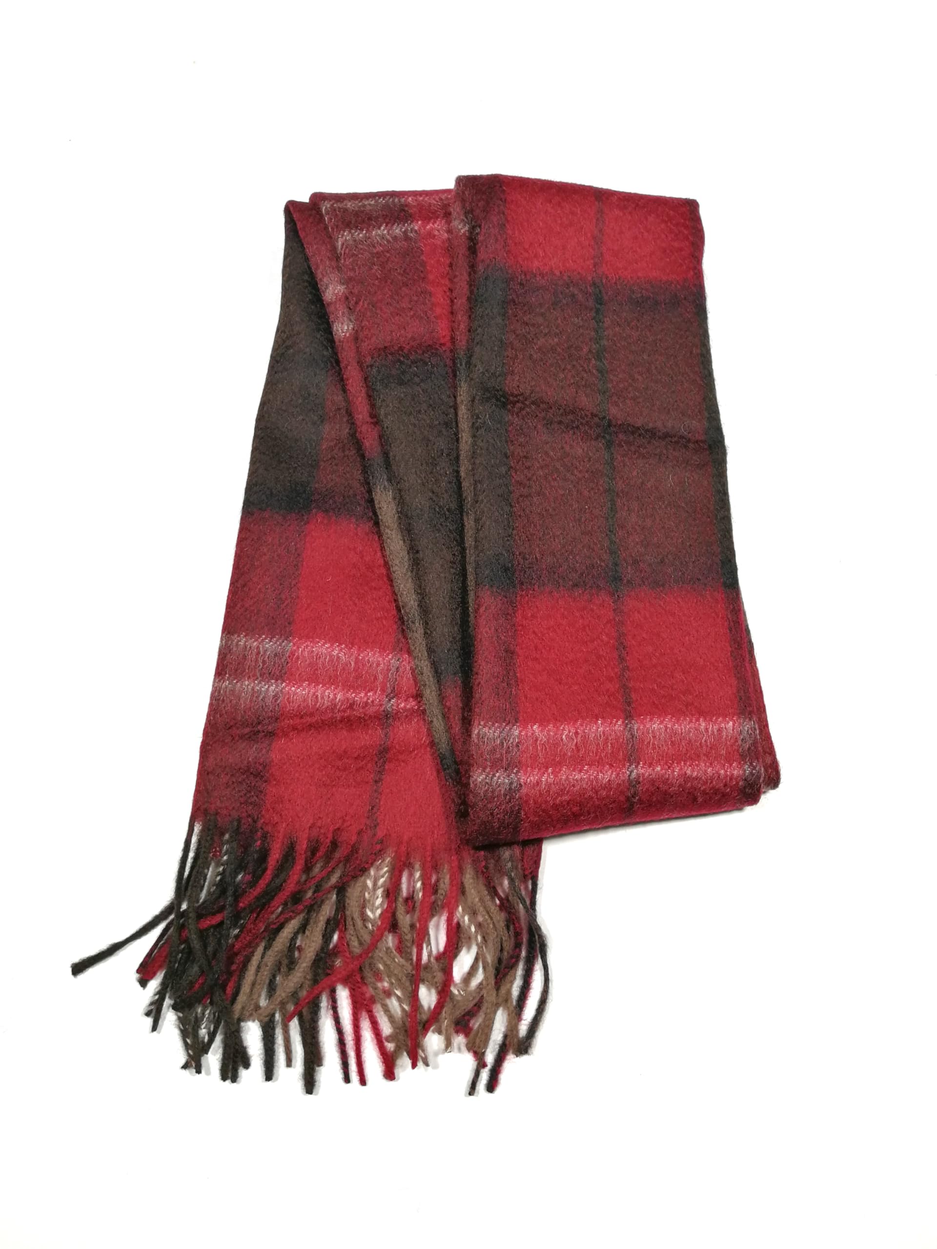 Shanlin 100% Cashmere Ultra Soft Solid & Plaid Scarf for Men & Women with Gift Box