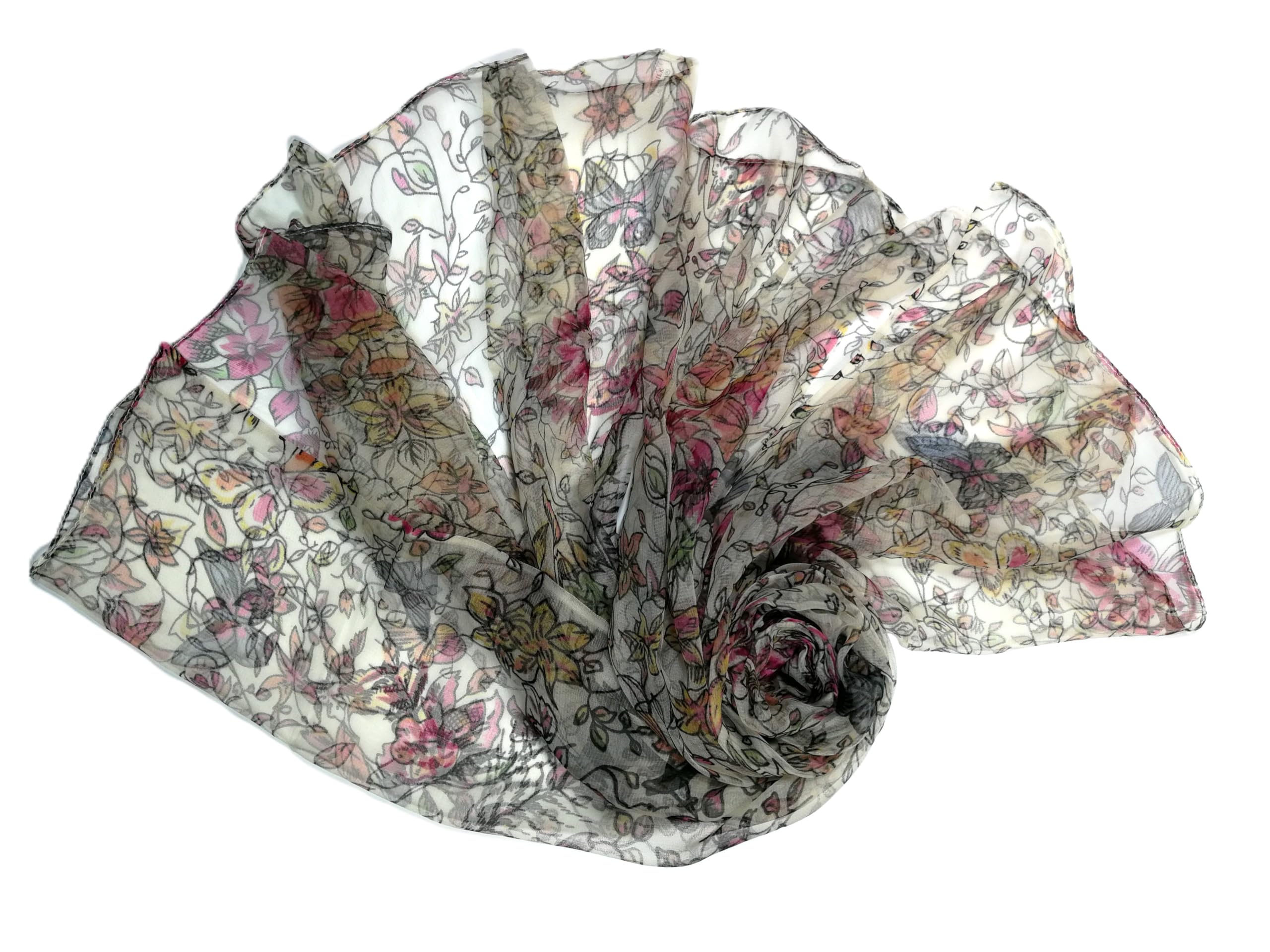 Shanlin Mulberry Silk Long Scarves (62"x40")