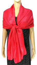 Shanlin Solid Color Silk Feel Long Scarves