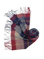 Shanlin 100% Cashmere Ultra Soft Solid & Plaid Scarf for Men & Women with Gift Box