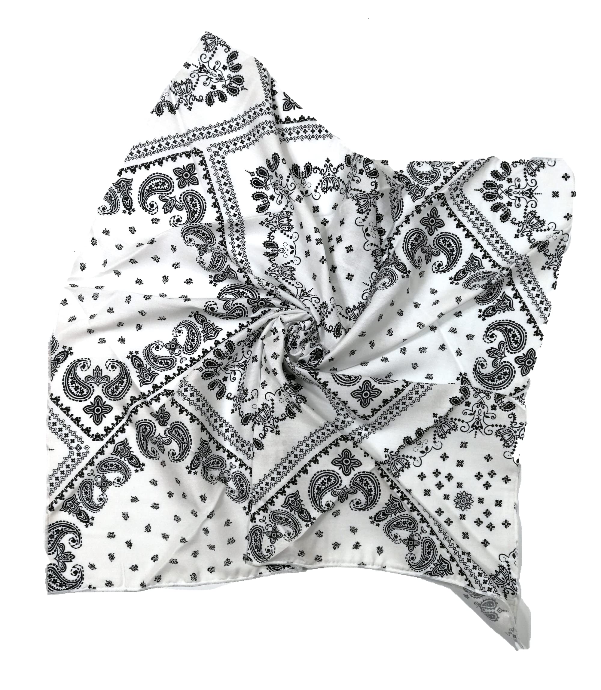 Shanlin Unisex Cotton Square Scarf Bandanas 22x22 inch