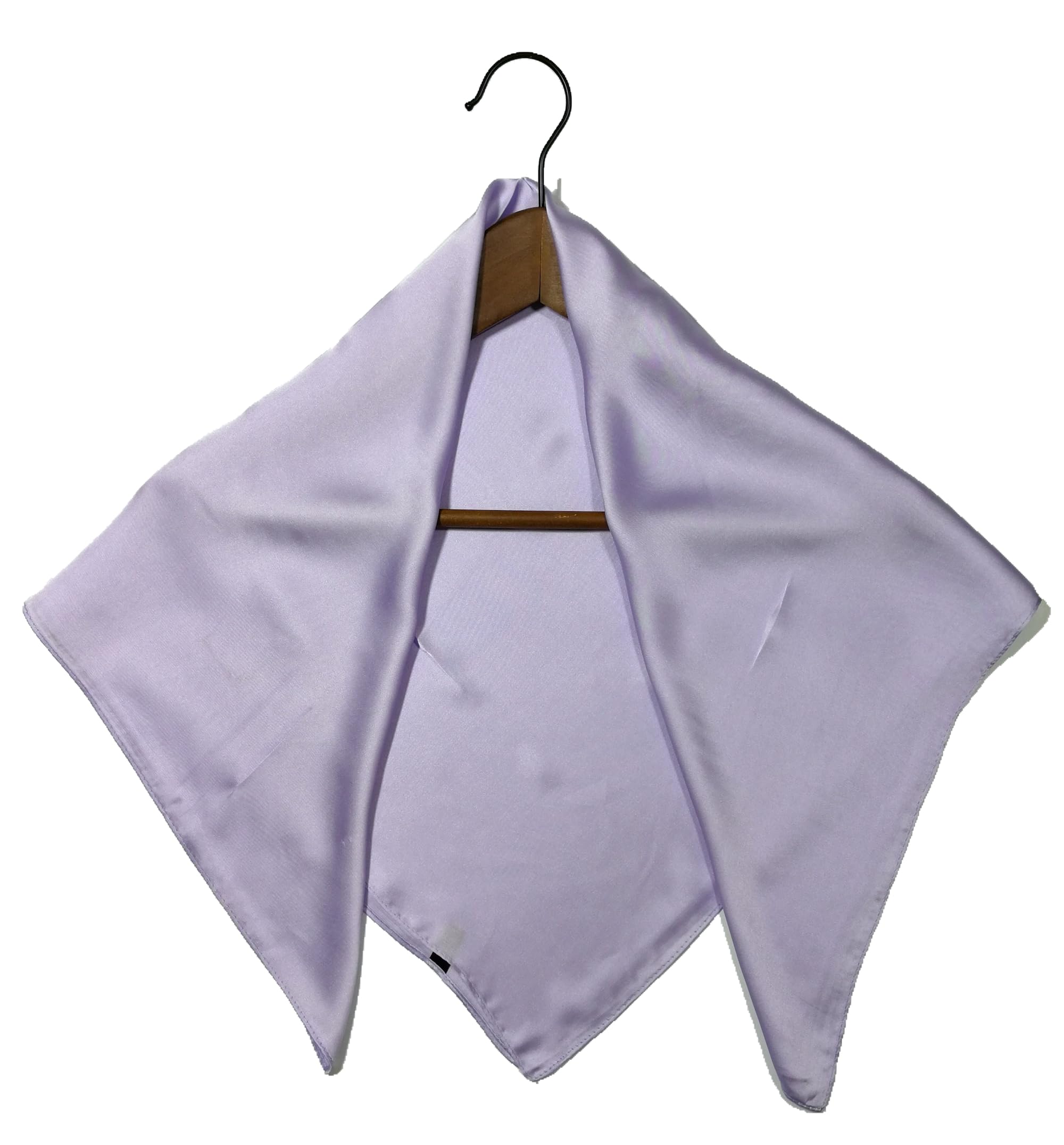 Shanlin Silk Feel Pattern Square Scarves 27" X 27"(Solid Color)