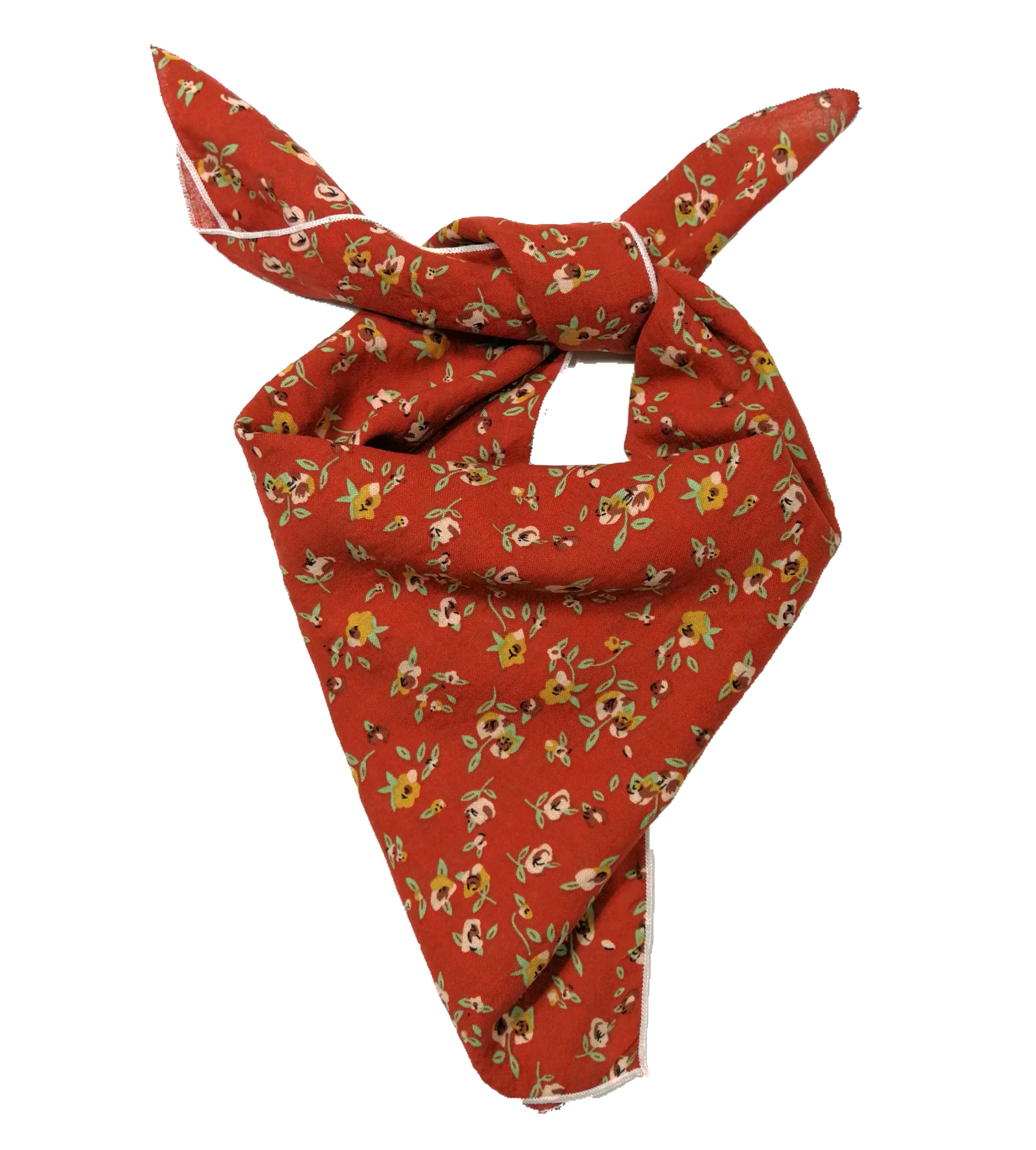 Shanlin Unisex Floral Cotton Bandanas 22x22 inch