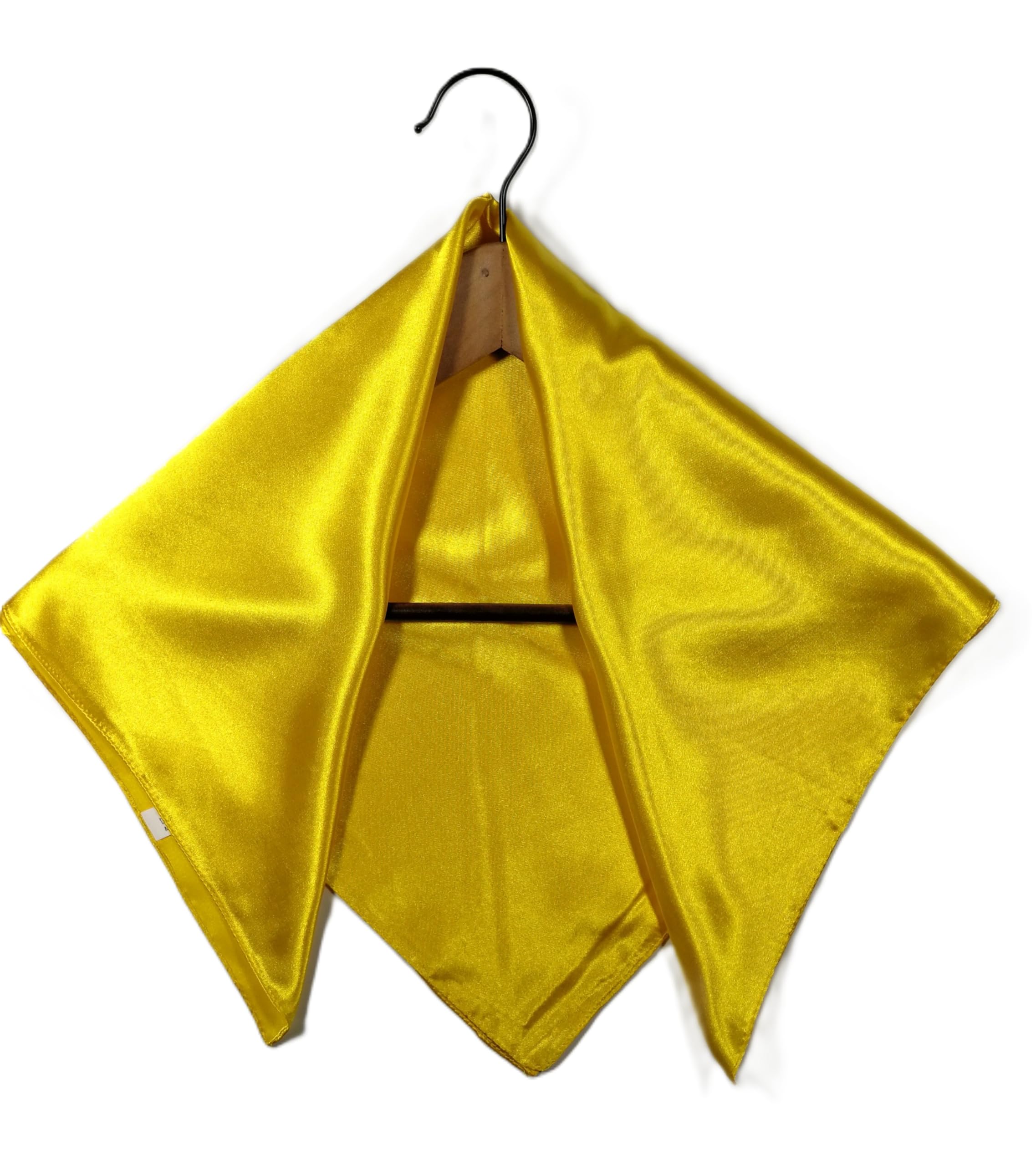 Shanlin Solid Color Silk Feel Satin Square Scarf Bandanas (23.5"X23.5")