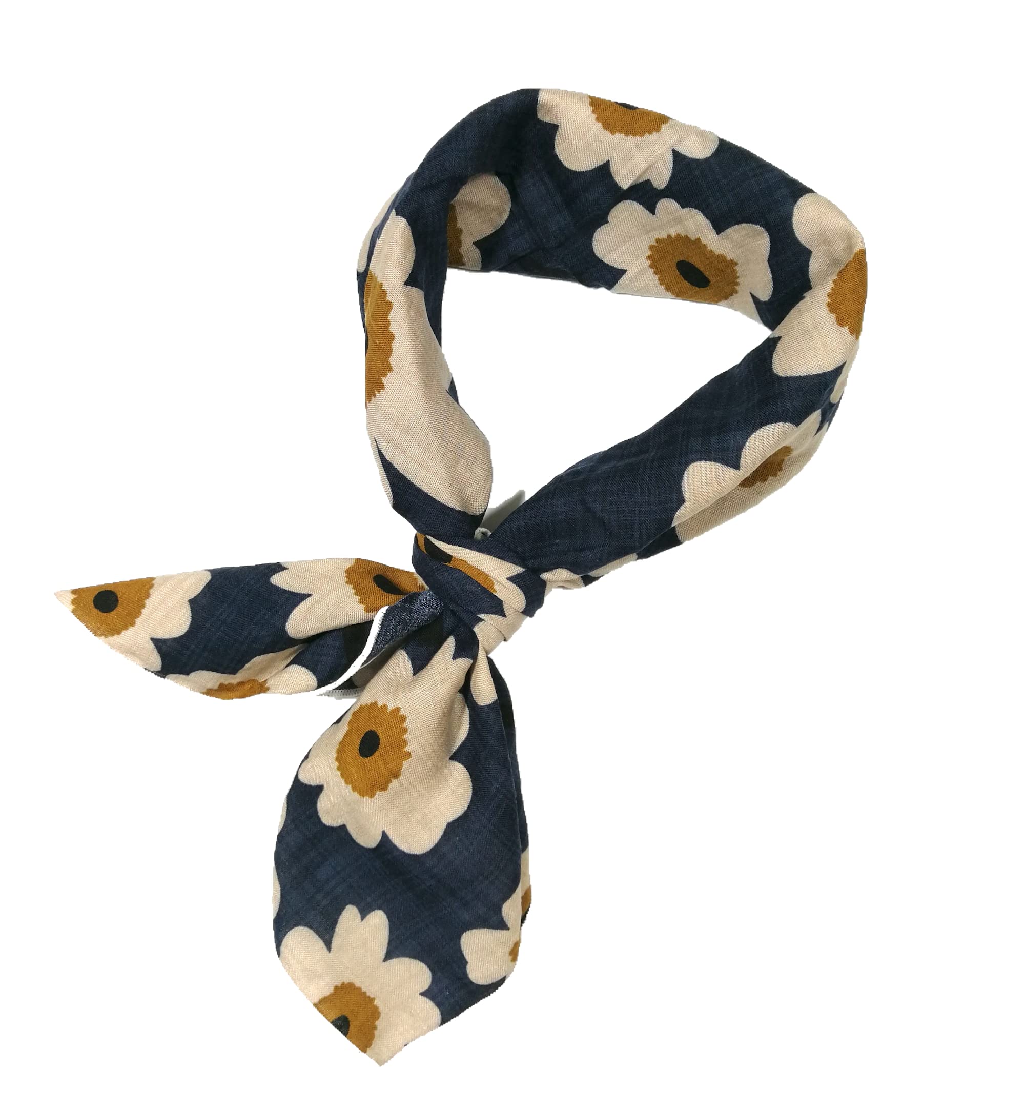 Shanlin Unisex Floral Cotton Bandanas 22x22 inch