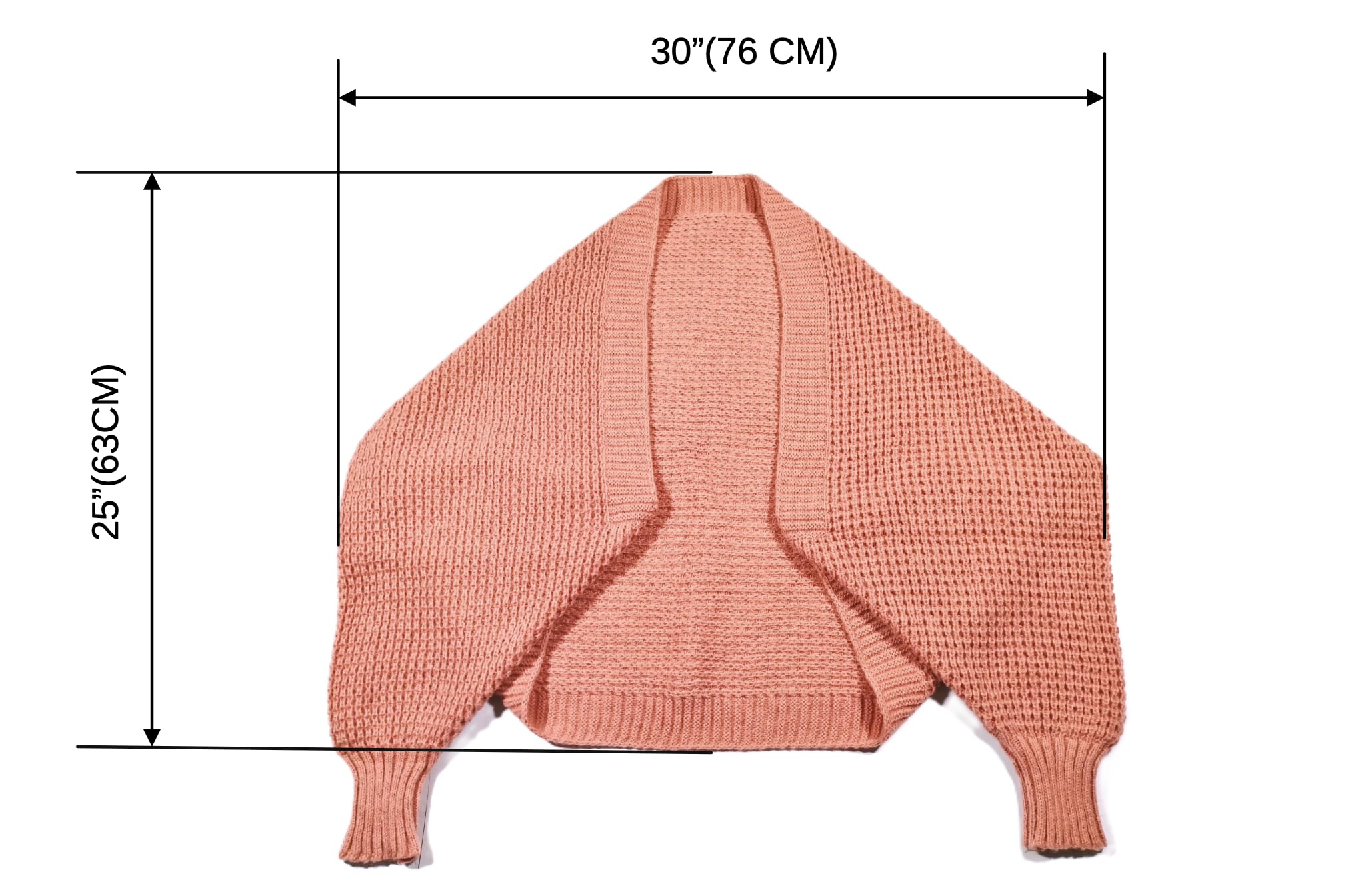 Shanlin Acrylic Cocoon Cardigan Shrug Sweater Shawl