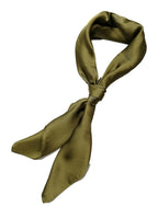 Shanlin Silk Feel Pattern Square Scarves 27" X 27"(Solid Color)