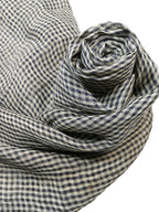 Shanlin Unisex Natural Color 100% Linen Scarves for Men and Women