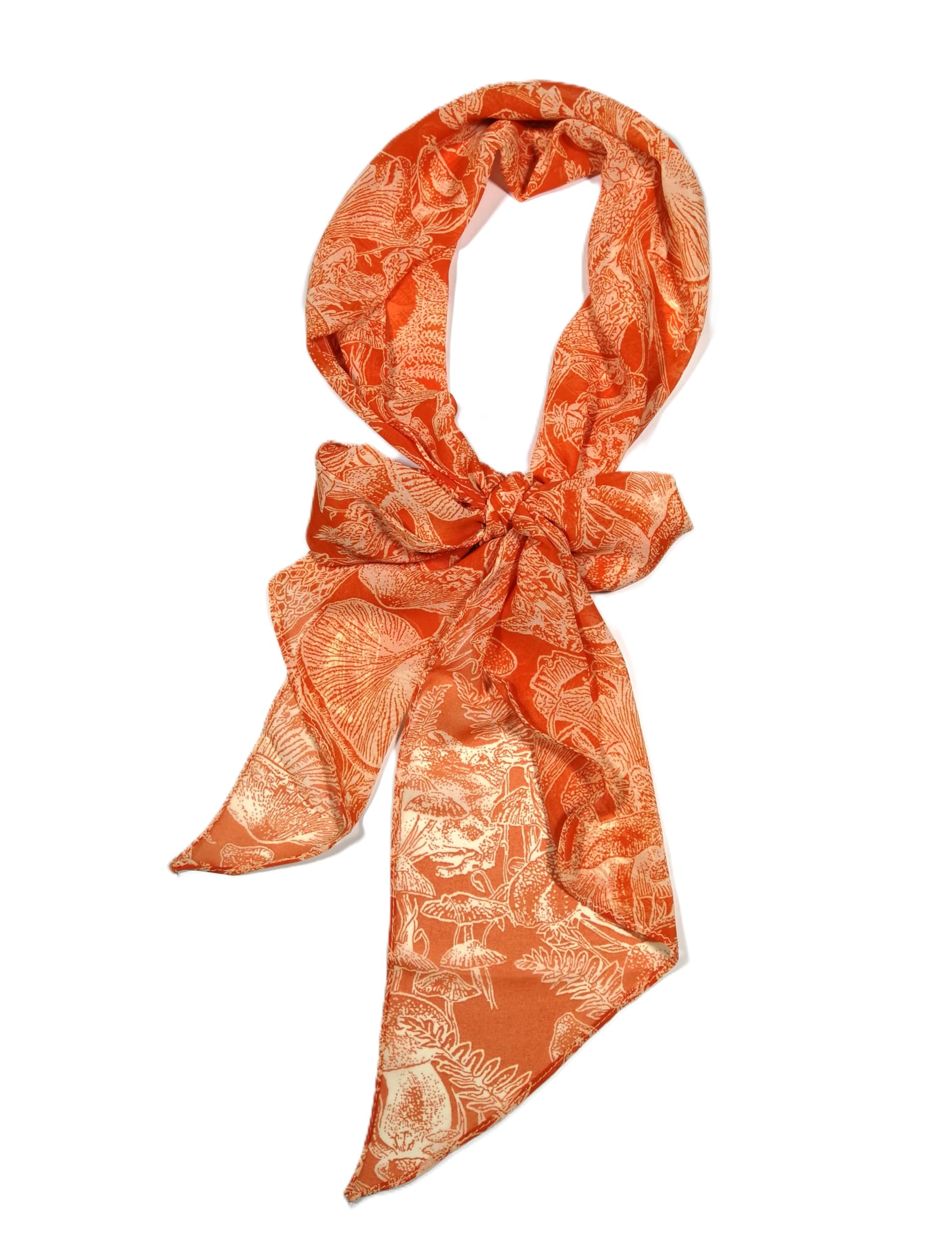Shanlin Vintage Polka Dot Chiffon Skinny Scarf – Lightweight Retro Long Ribbon for Neck, Hair, Hat