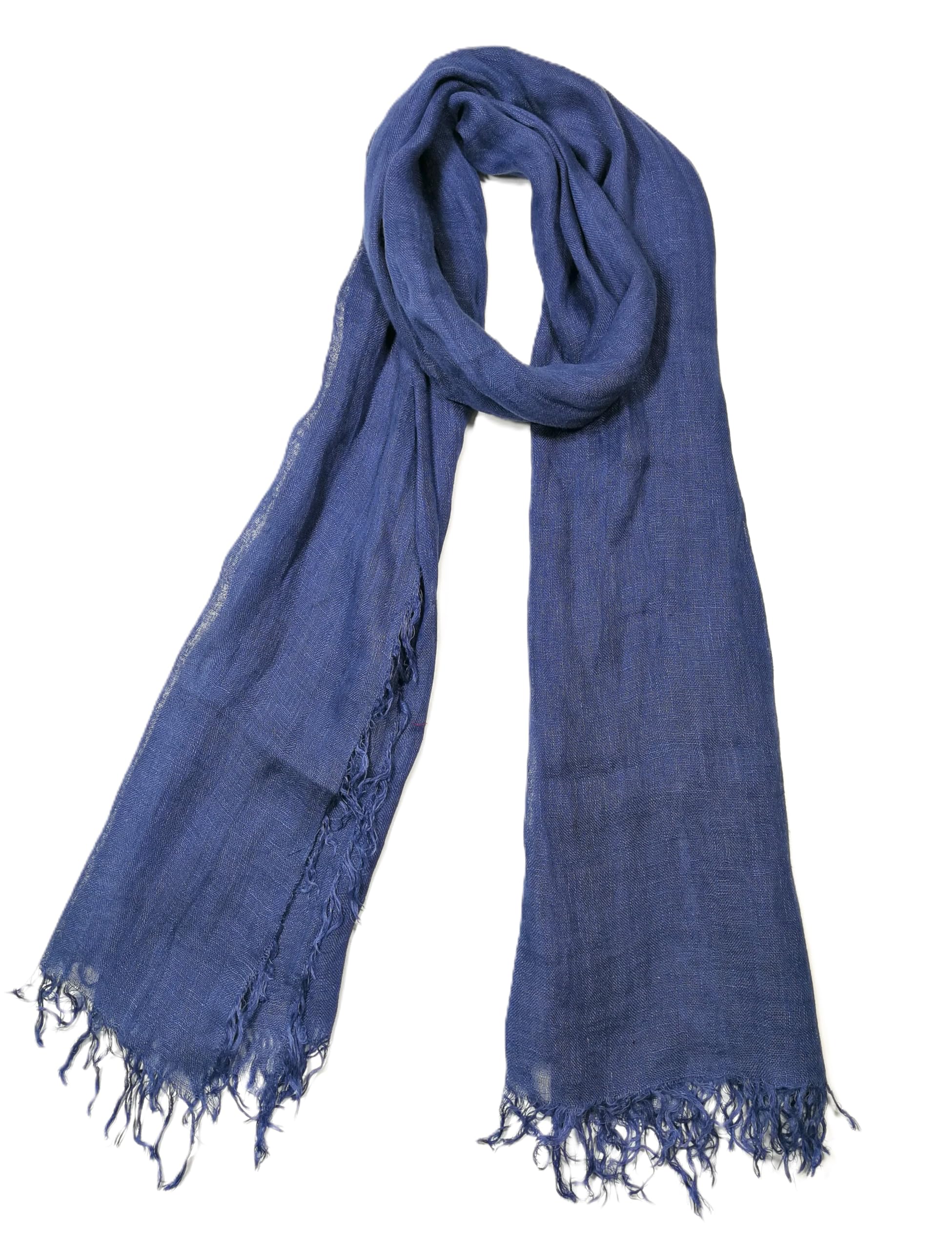 Shanlin Unisex 100% Linen Scarves for Men and Women (71"x22")