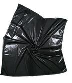 Shanlin Metallic Headscarf Futuristic Galaxy-Inspired Wrap Y2K Bandana Hip Hop Square Scarf for Women & Men