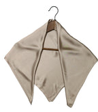 Shanlin Silk Feel Pattern Square Scarves 27" X 27"(Solid Color)