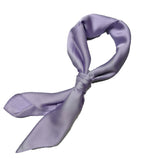 Shanlin Silk Feel Pattern Square Scarves 27" X 27"(Solid Color)