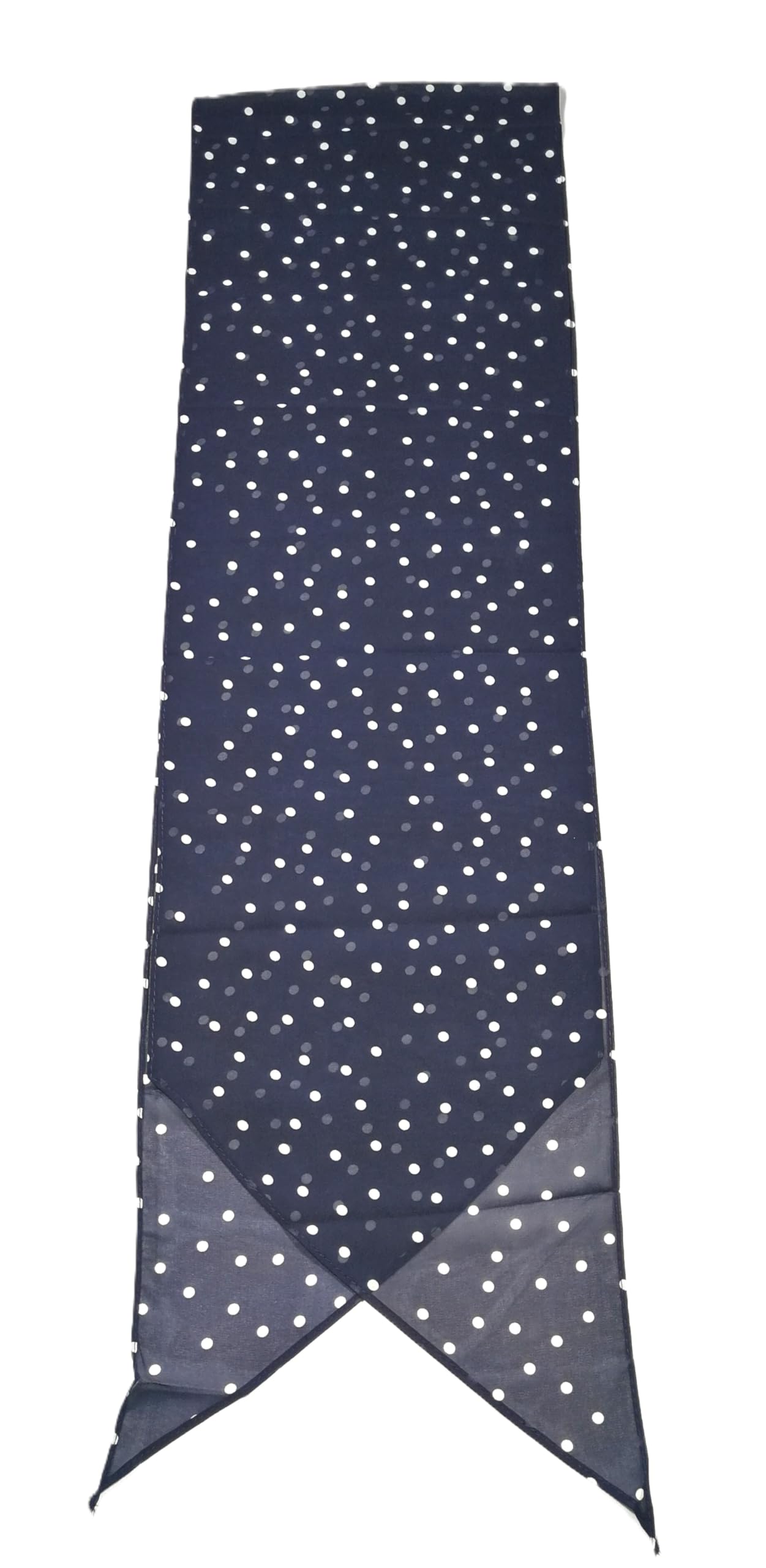 Shanlin Vintage Polka Dot Chiffon Skinny Scarf – Lightweight Retro Long Ribbon for Neck, Hair, Hat