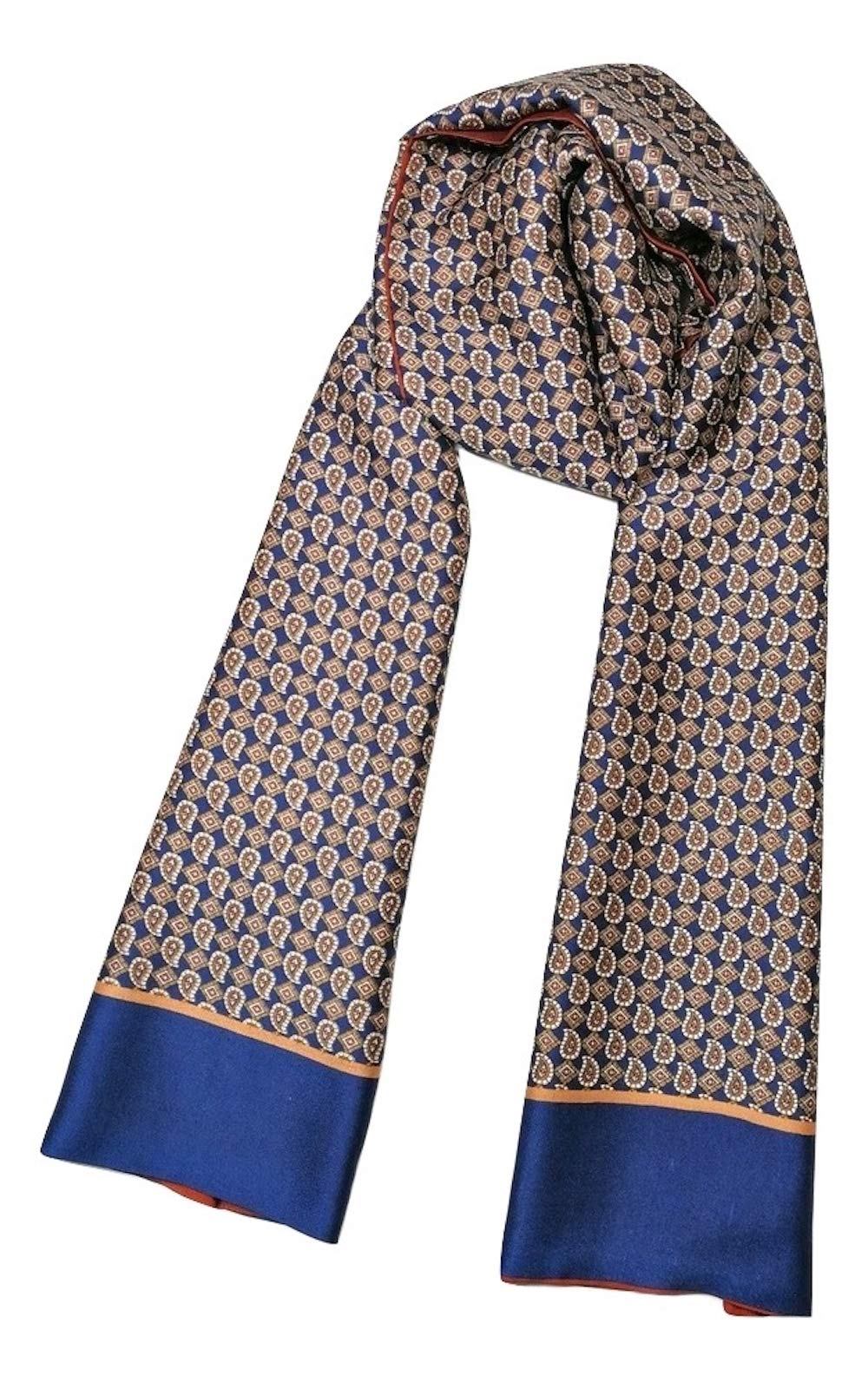 Shanlin Silk Feel Double-Layered Scarves for Men in Gift Box