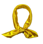 Shanlin Solid Color Silk Feel Satin Square Scarf Bandanas (23.5"X23.5")