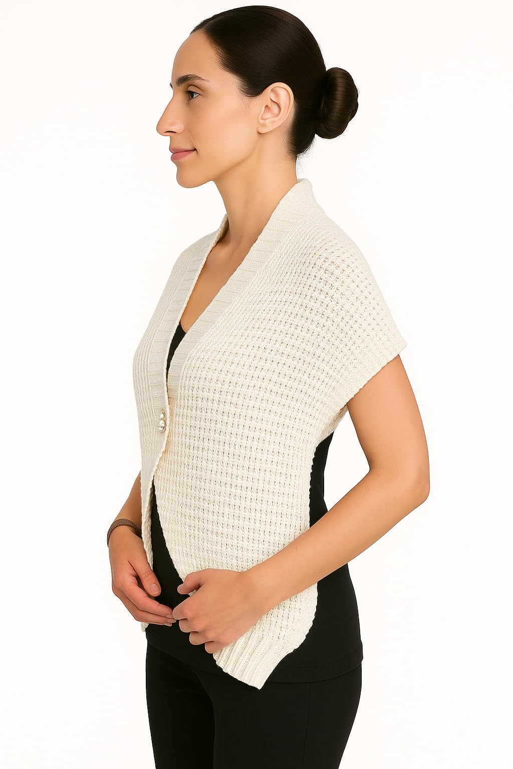 Shanlin Acrylic Cocoon Cardigan Shrug Sweater Shawl