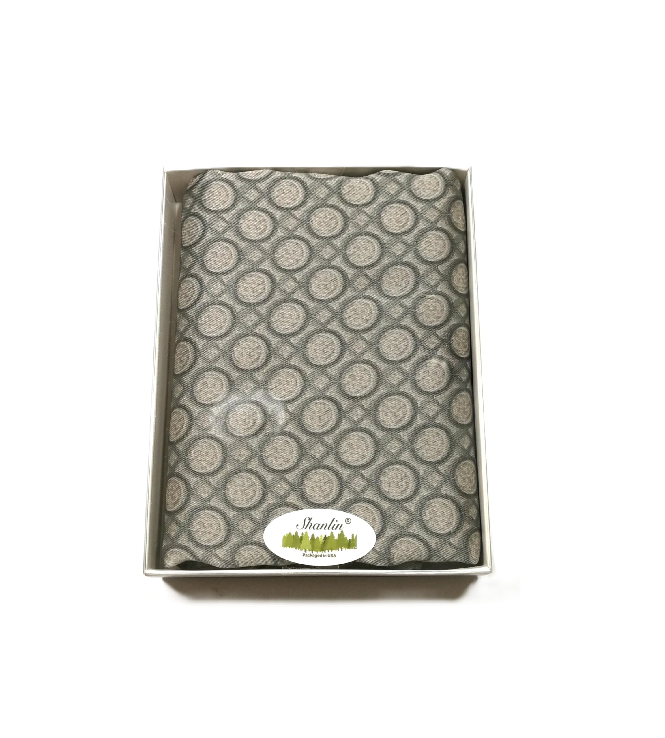 Shanlin Silk Feel Double-Layered Scarves for Men in Gift Box