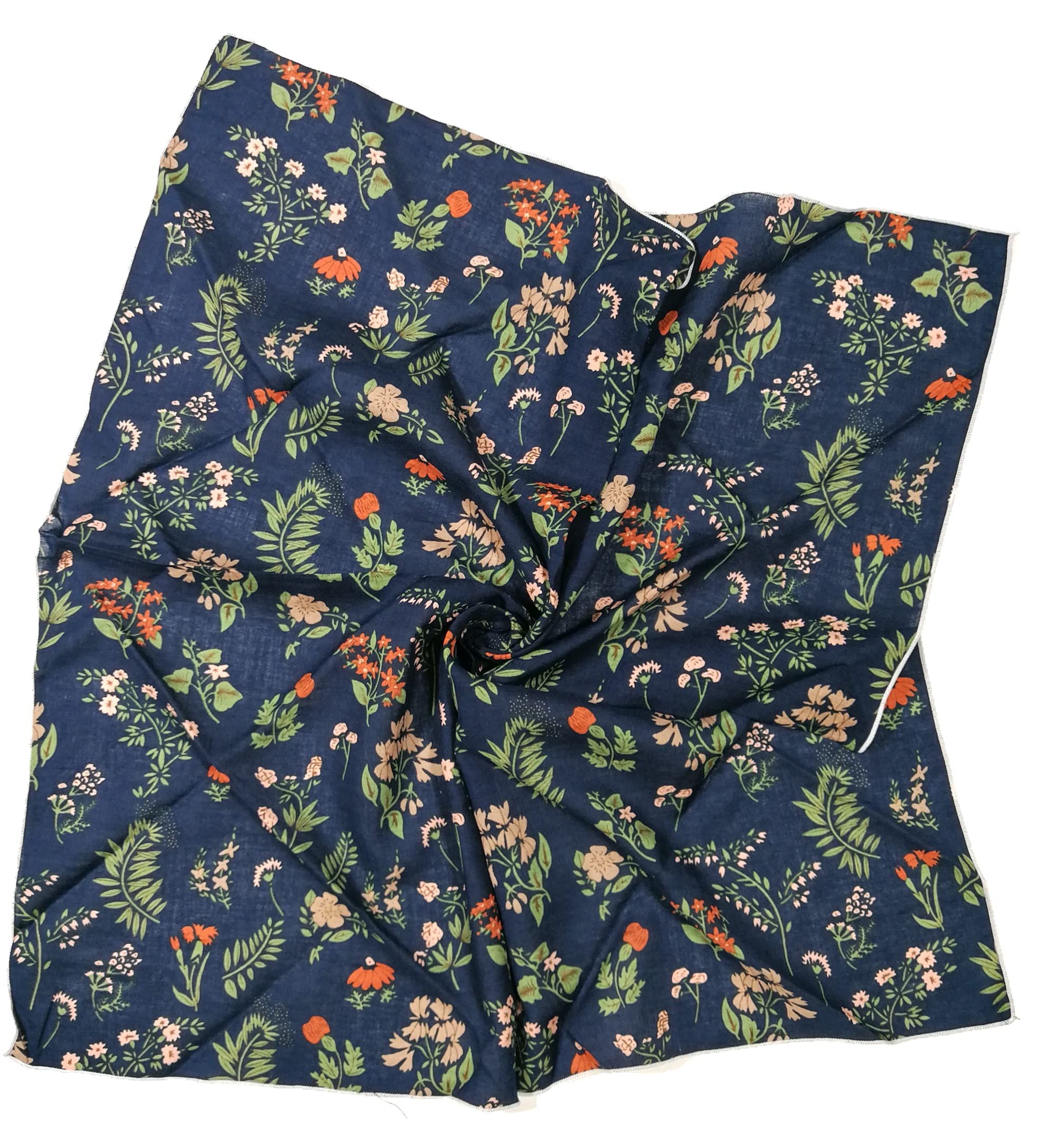 Shanlin Unisex Cotton Square Scarf Bandanas 22x22 inch