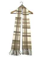 Shanlin 100% Cashmere Ultra Soft Solid & Plaid Scarf for Men & Women with Gift Box