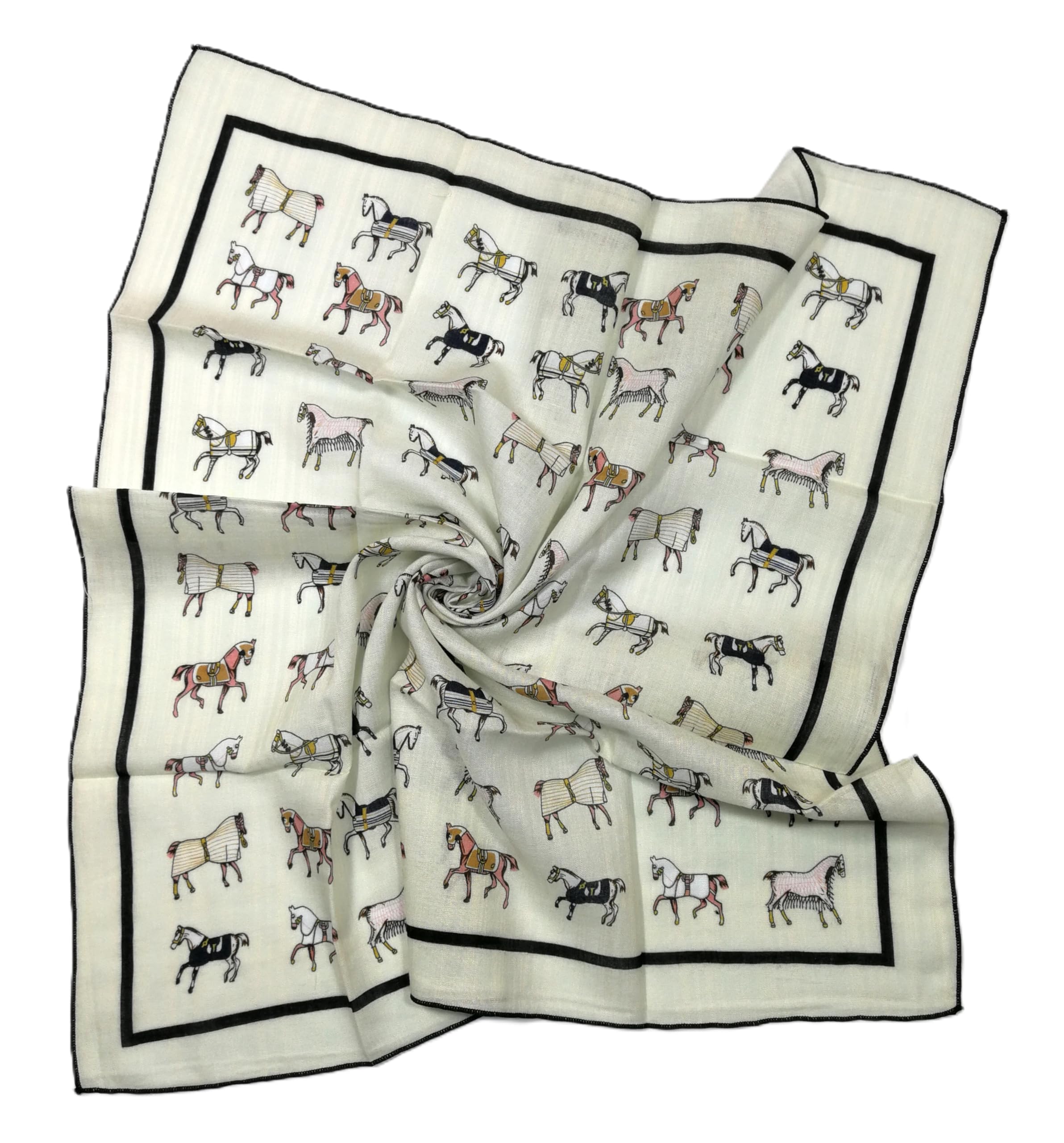 Shanlin Unisex Floral Cotton Square Scarf Bandanas 22x22 inch