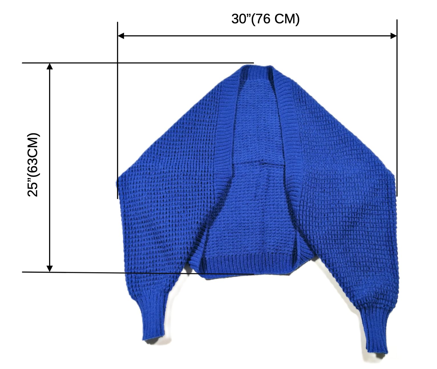 Shanlin Acrylic Cocoon Cardigan Shrug Sweater Shawl