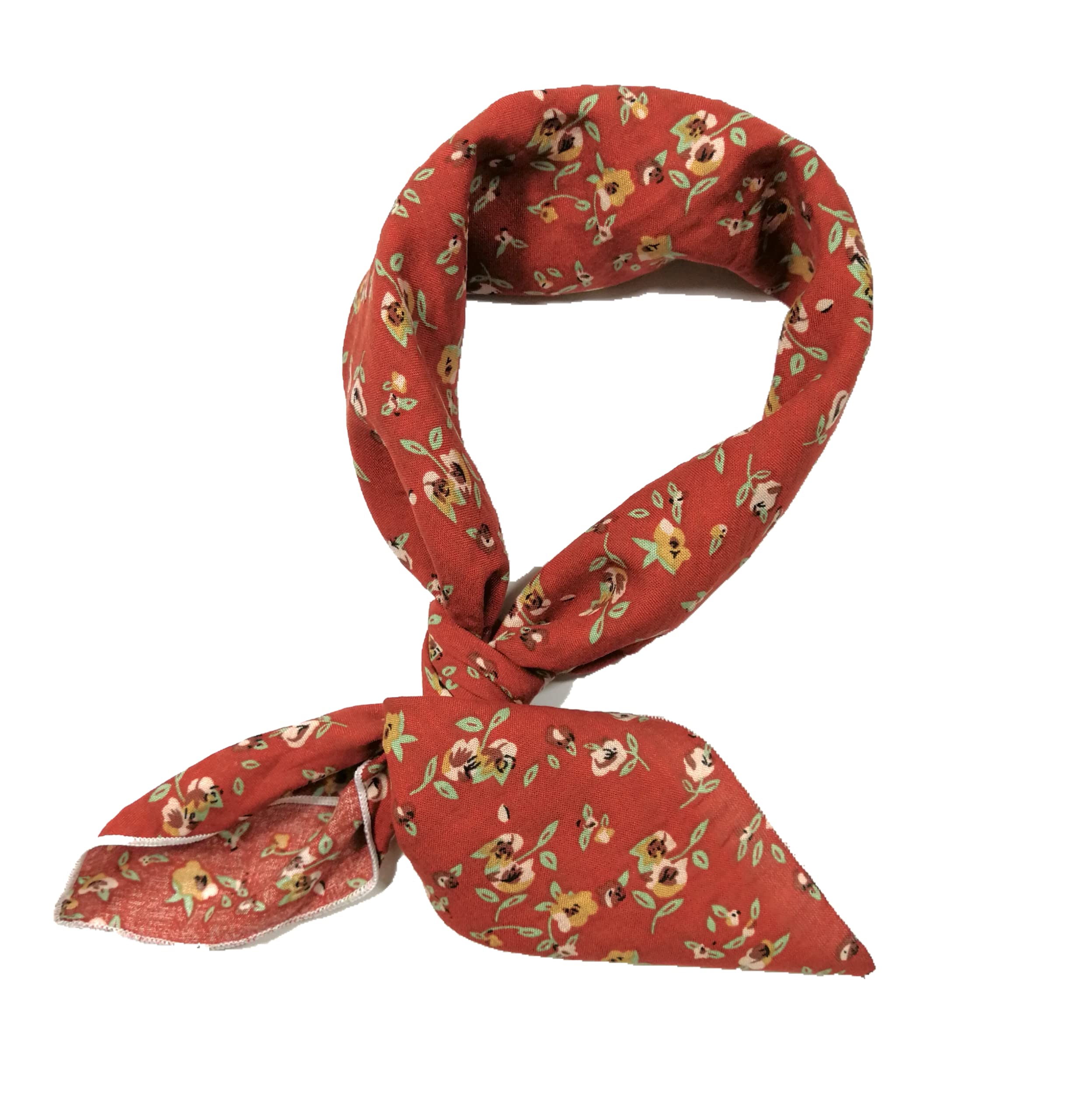Shanlin Unisex Floral Cotton Bandanas 22x22 inch