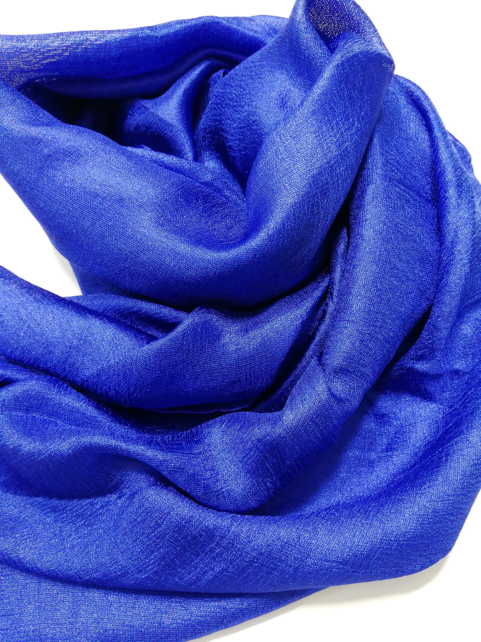 Shanlin Solid Color Silk Feel Long Scarves