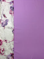 Shanlin Floral Silk Feel Scarf Evening Shawl