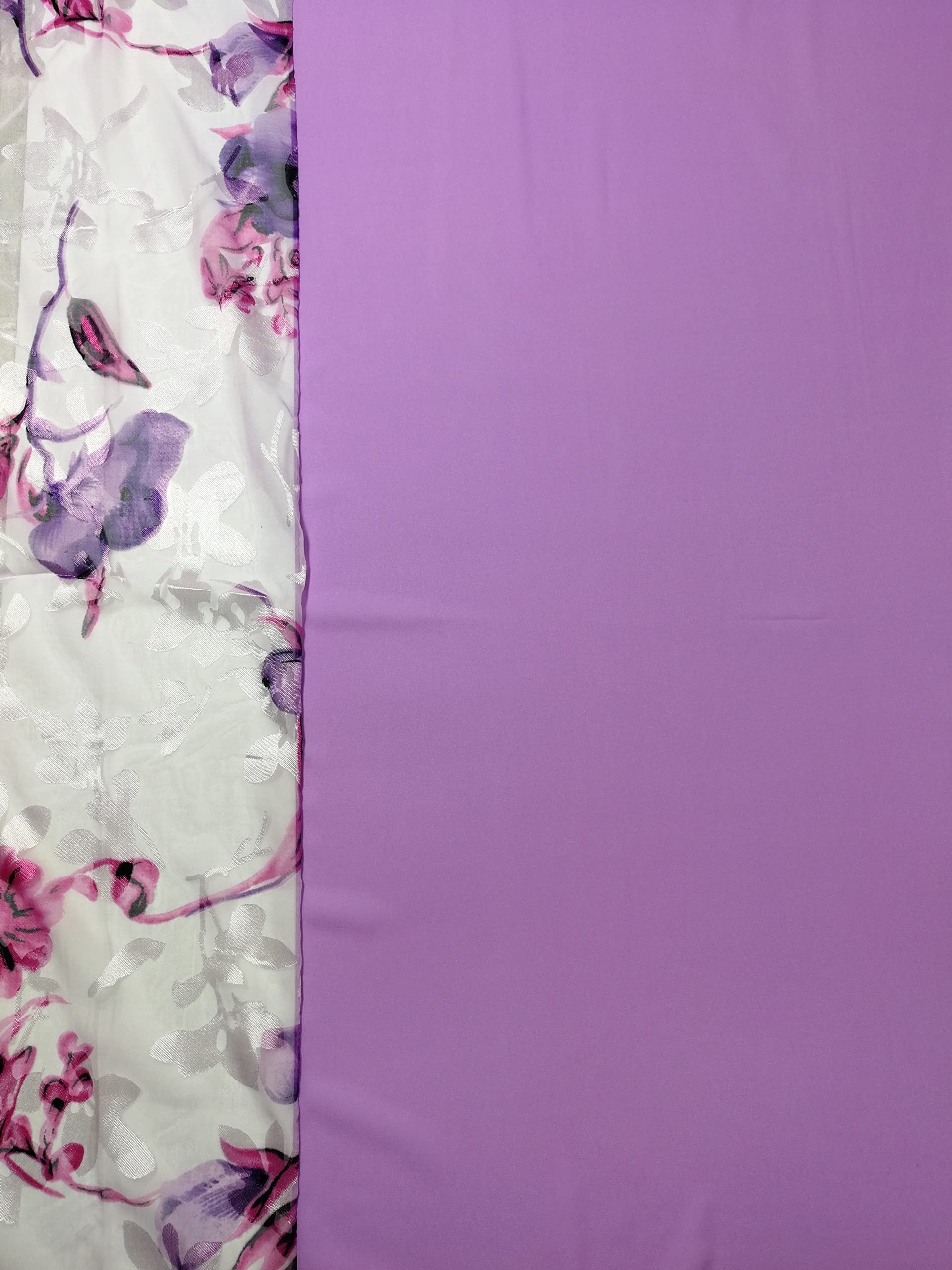 Shanlin Floral Silk Feel Scarf Evening Shawl