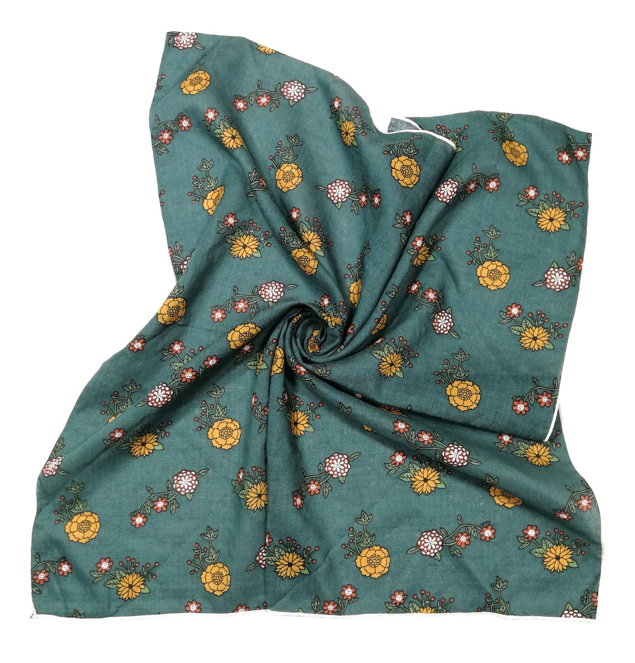 Shanlin Unisex Floral Cotton Bandanas 22x22 inch