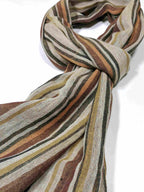 Shanlin Extra Long Unisex Cotton Linen Scarves for Men and Women (220x65CM)