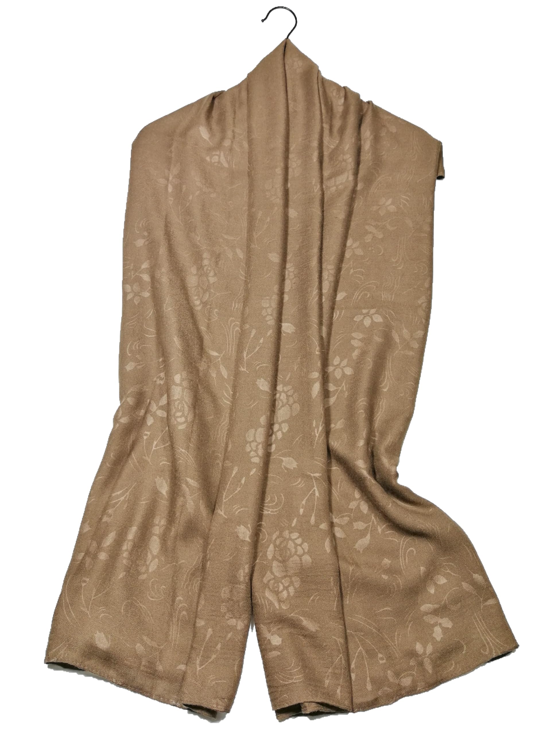 Shanlin Floral Pattern Solid Color Long Scarves for Women